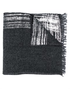 Daniello полосатый шарф с эффектом металлик D'aniello