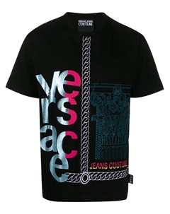 Versace jeans couture футболка с логотипом m черный Versace jeans couture