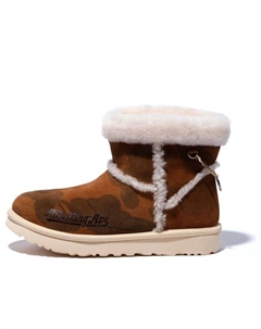 Мужские зимние ботинки X Bape Classic mini с цепочкой, коричневый Ugg