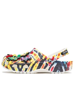 Сандалии Grateful Dead x Chinatown Market x Clog 'Tie Dye', разноцветный Crocs