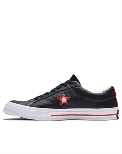 Кеды One Star M shoes black, красный Converse