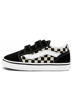 Кеды Old Skool V Toddler 'Primary Check', черный Vans