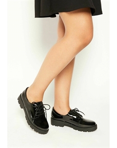 Ботинки на шнуровке REGULAR FIT-CLEAN CHUNKY SCHOOL, черный Lipsy