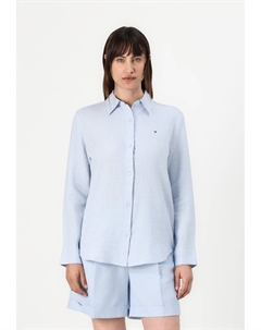 Блузка на пуговицах RELAXED SHIRT, светло-голубой Tommy hilfiger