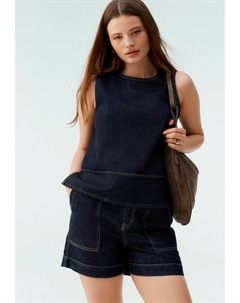 Джинсовые шорты REGULAR FIT UTILITY LIGHTWEIGHT, цвет Dark Blue Denim Next