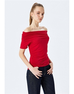 Блуза OFF THE SHOULDER, красный Koton