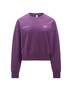 Свитер (WMNS) Sports Club Pullover 'Purple', фиолетовый Reebok