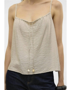 Топ, серебряный Vero moda