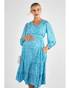 Повседневное платье MATERNITY FIT - NURSING MIDAXI, синий Jojo maman bébé