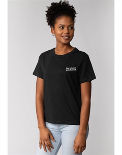 Футболка с принтом, черный Watapparel