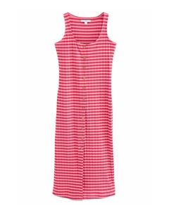 Платье из джерси SQUARE NECK BUTTON DOWN COLUMN, фуксия Next