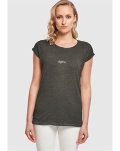 Базовая футболка INSPIRE EXTENDED SHOULDER, пятнистый серый Merchcode