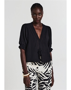 Блуза RICAMO A JOUR, черный Calliope