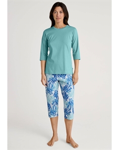 Пижама COASTAL DREAMS 3/4 SET - Pyjama set, цвет Ice Green Calida