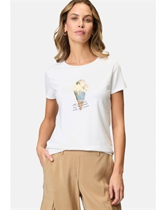 Футболка с принтом, белый Zero