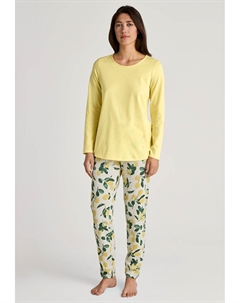 Пижамный комплект SET - Pyjamas, темно-желтый Calida