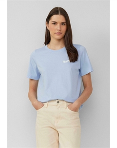 Футболка с принтом, светло-голубой S.oliver