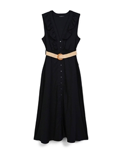 Платье-рубашка, черный Calliope