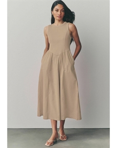 Повседневное платье TALL FIT, бежевый Next