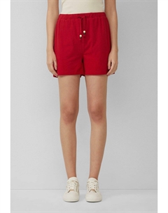 Шорты MIT ELASTIKBUND - Tracksuit bottoms, красный S.oliver