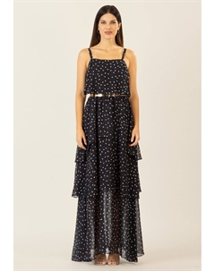 Платье макси, темно-синий Apart