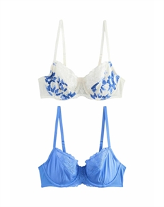 Бюстгальтер на косточках GEORGIE FULL CUP TWO PACK, синий Next