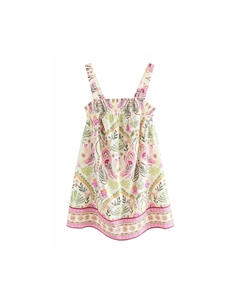 Повседневное платье TALL FIT MINI SUMMER, розовый Next