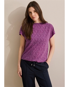 Рубашка с принтом MELANGE-LOOK, фуксия Cecil