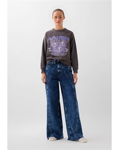 Толстовка KISS SKULL, серый Scalpers