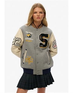 Куртка-бомбер, темно-серый Superdry