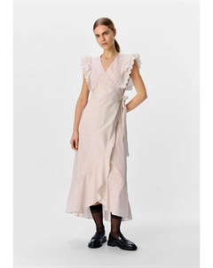 Платье макси OBJHOPE PAPAYA, белый Object