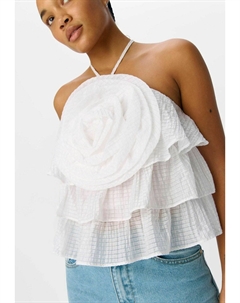 Топ NECKHOLDER, белый Object