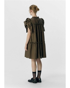 Повседневное платье MINI GERÜSCHTES, оливковый Object