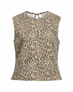 Топ LEO - Blouse, коричневый Object