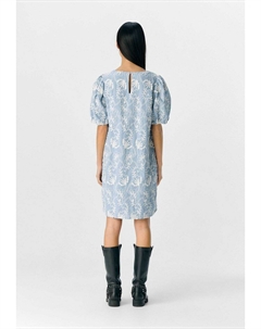 Повседневное платье PUFFÄRMEL, синий Object