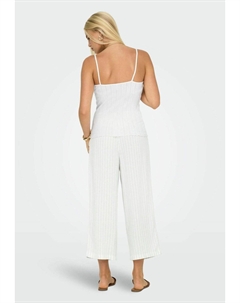 Брюки MIT WEITEM BEINSCHNITT ONLCARO, кремовый Only