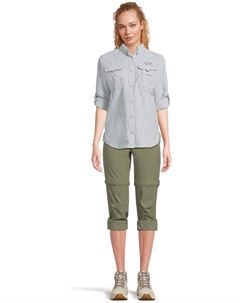 Брюки Leslie Falls Convertible Pant, цвет Stone Green Columbia