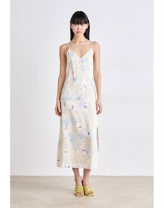 Повседневное платье FLORAL PRINT SLIP DRESS, светло-коричневый Gant