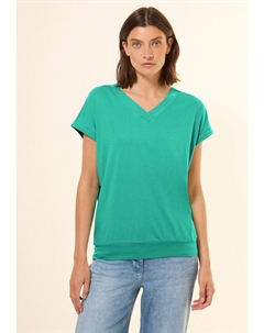 Базовая футболка V-NECK, зеленый Cecil