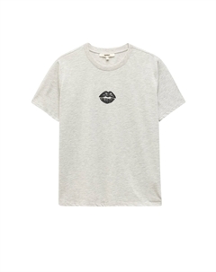 Футболка с принтом PRINTED, серый Koton