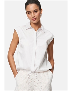 Блузка на пуговицах MIT BINDEBAND, белый Zero