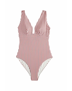 Купальник PLUNGE TUMMY CONTROL, кремовый Next