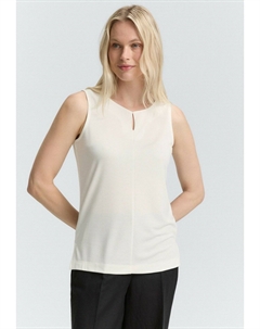 Топ CREW NECK, кремовый Tom tailor