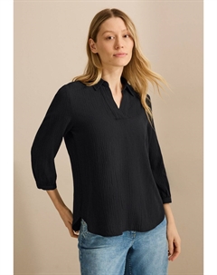 Блуза SEERSUCKER, черный Cecil