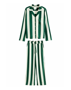 Пижама BUTTON THROUGH SET - Pyjama set, зеленый Next