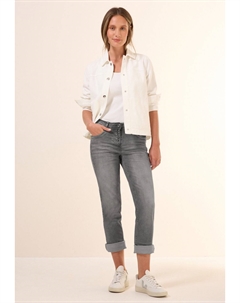 Джинсы прямого кроя, светло-серый Cecil