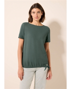 Футболка с принтом STRUKTUR MIT KNOTEN, зеленый Cecil