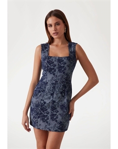 Платье из денима, синий Guess