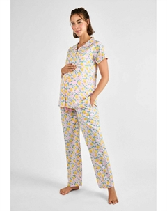 Пижама LEMON PRINT MATERNITY SET, фуксия Jojo maman bébé