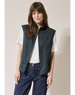 Топ без рукавов, темно-зеленый Cecil